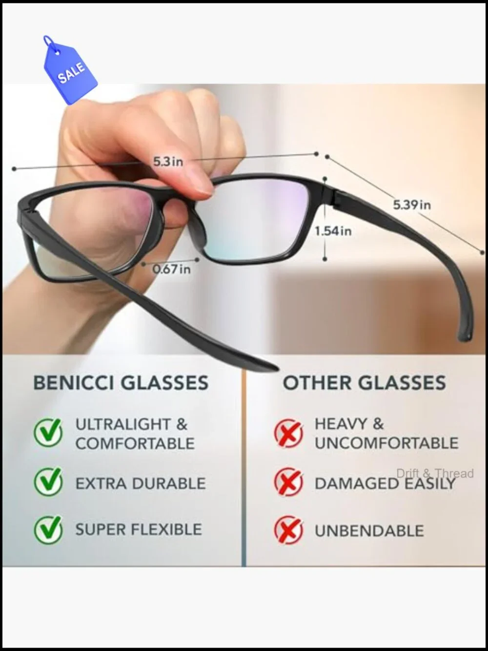 Blue Light Blocking Glasses Unisex Ease Digital Eye Strain Headache Computer